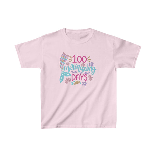 100 Mermazing Days of School Mermaid T-Shirt, Youth, School Spirit