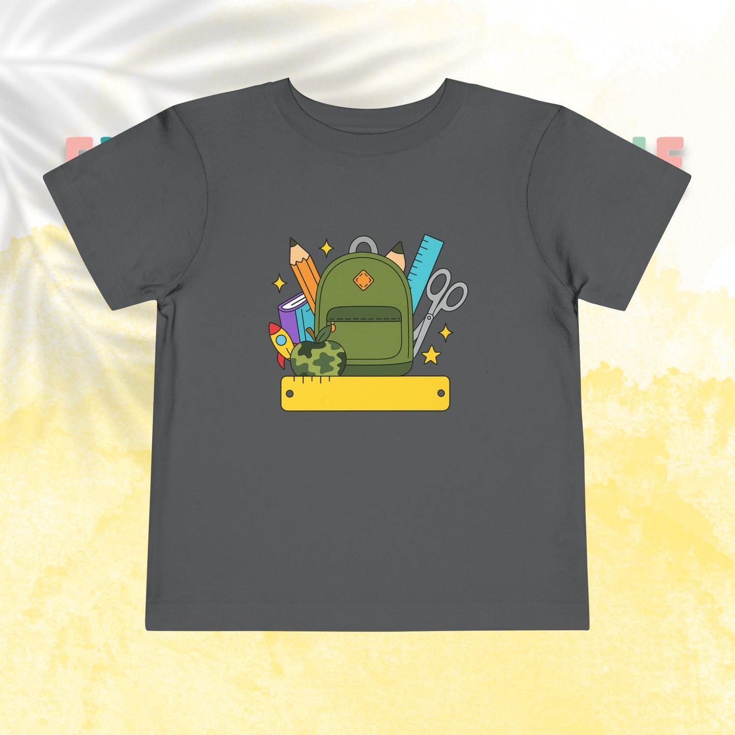 Custom Boys Back-to-School Toddler Tee, Preschool, Kindergarten, MDO, School Shirt, Backpack, Bookbag, Personalize