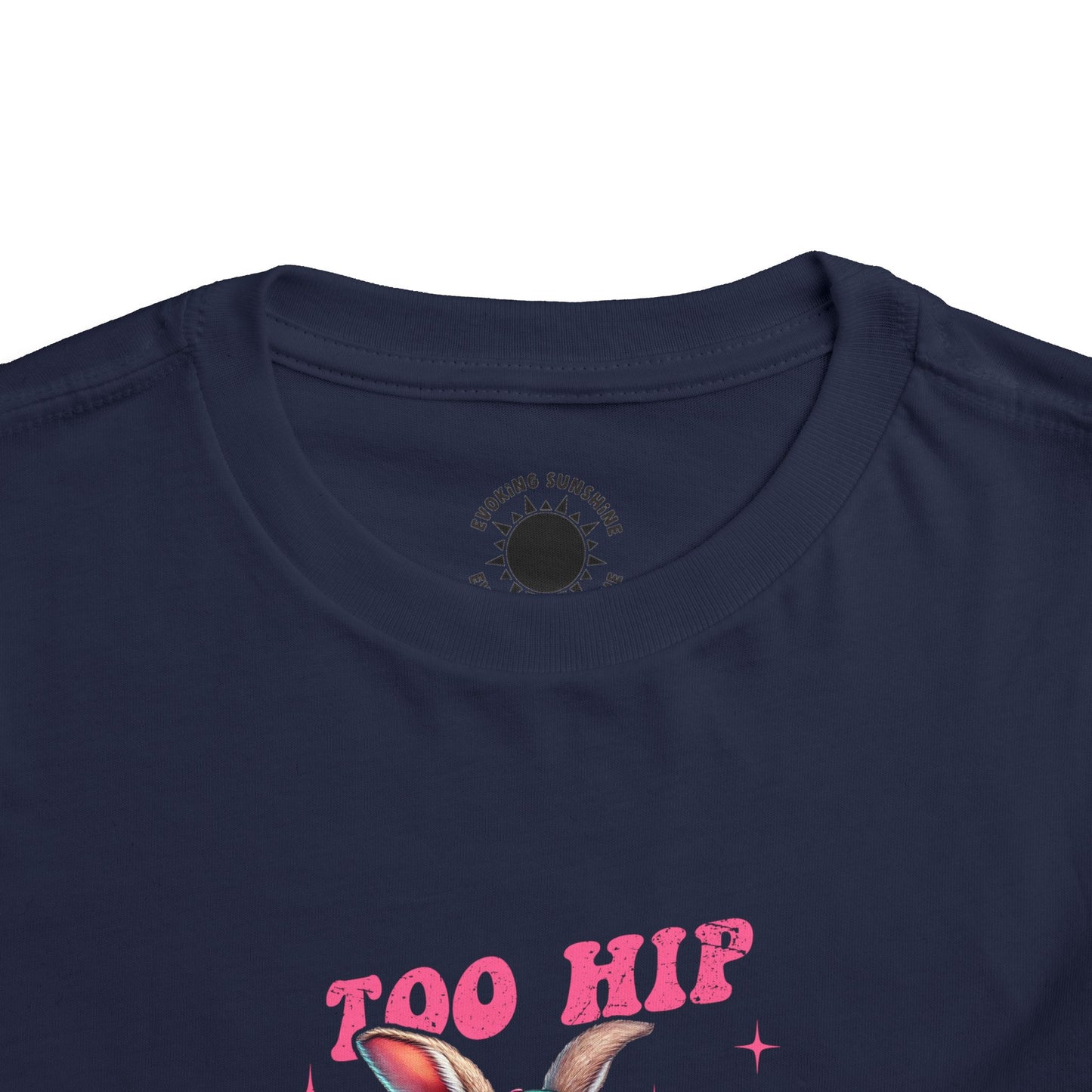 Cool Toddler Skateboard Tee - "Too Hip To Hop"