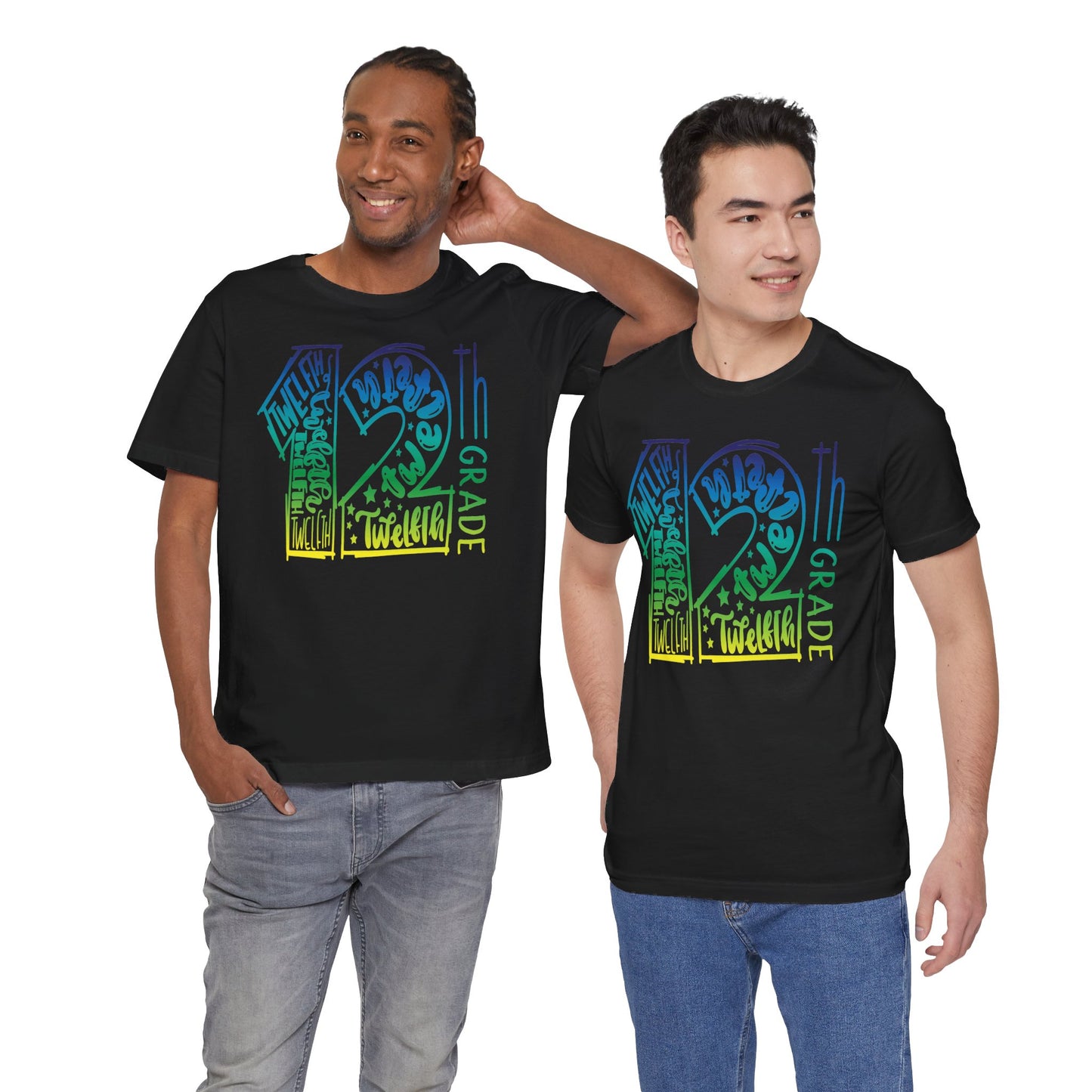 12th Grade Celebration Short Sleeve Tee, High School, School Year, 12 grade, Senior Year, Senior Class