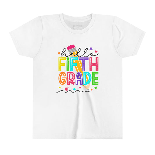 Hello Fifth Grade, Back to School Shirt, 5th Grade, Elementary School