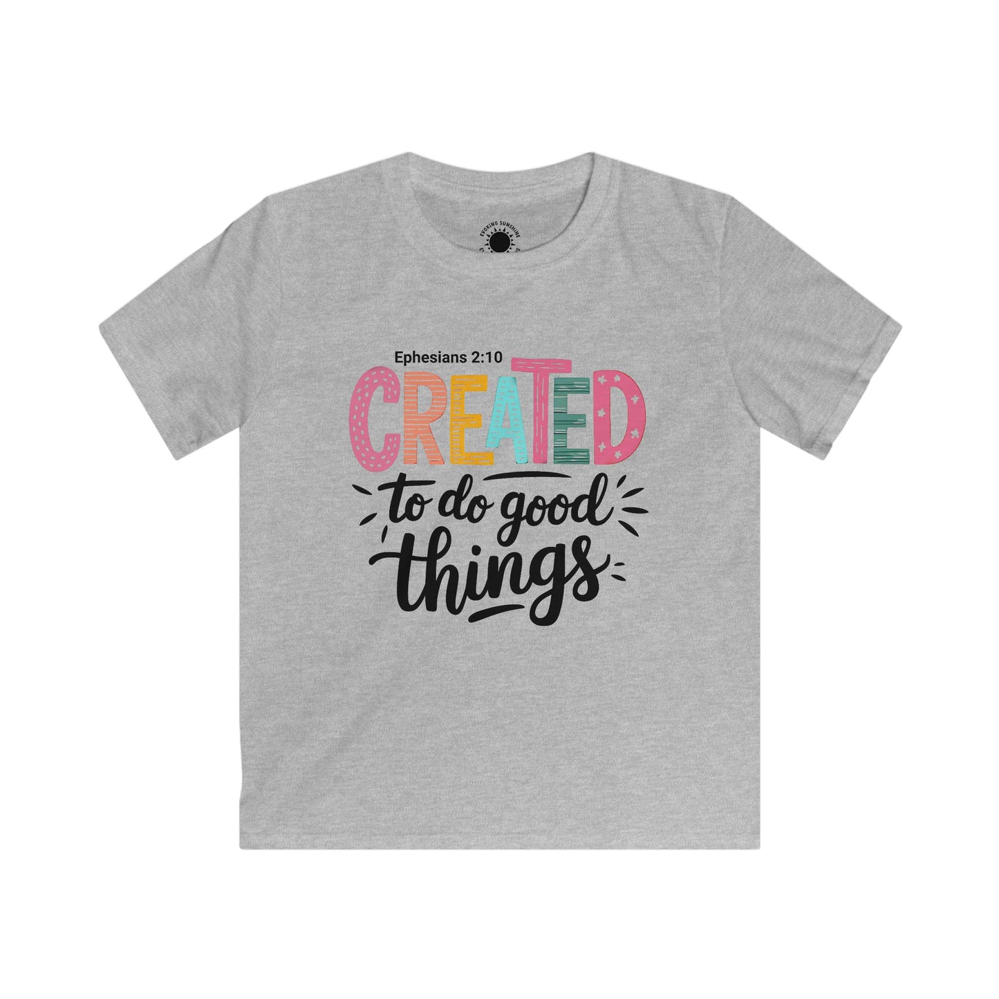 Kids Inspirational Tee - Created to Do Good Things