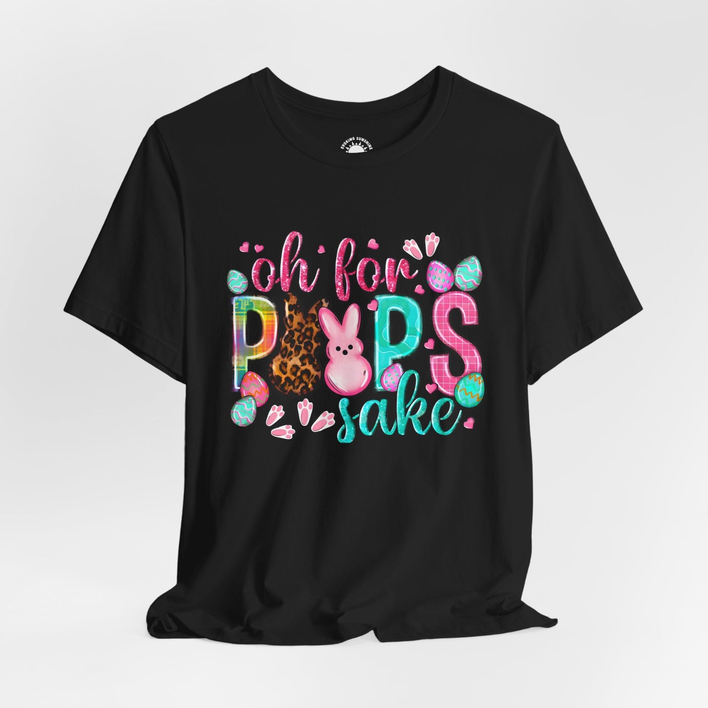 Funny Easter Shirt, Peeps Tee, Oh For Peeps Sake, Unisex T-Shirt, Bella+Canvas, Easter Gift