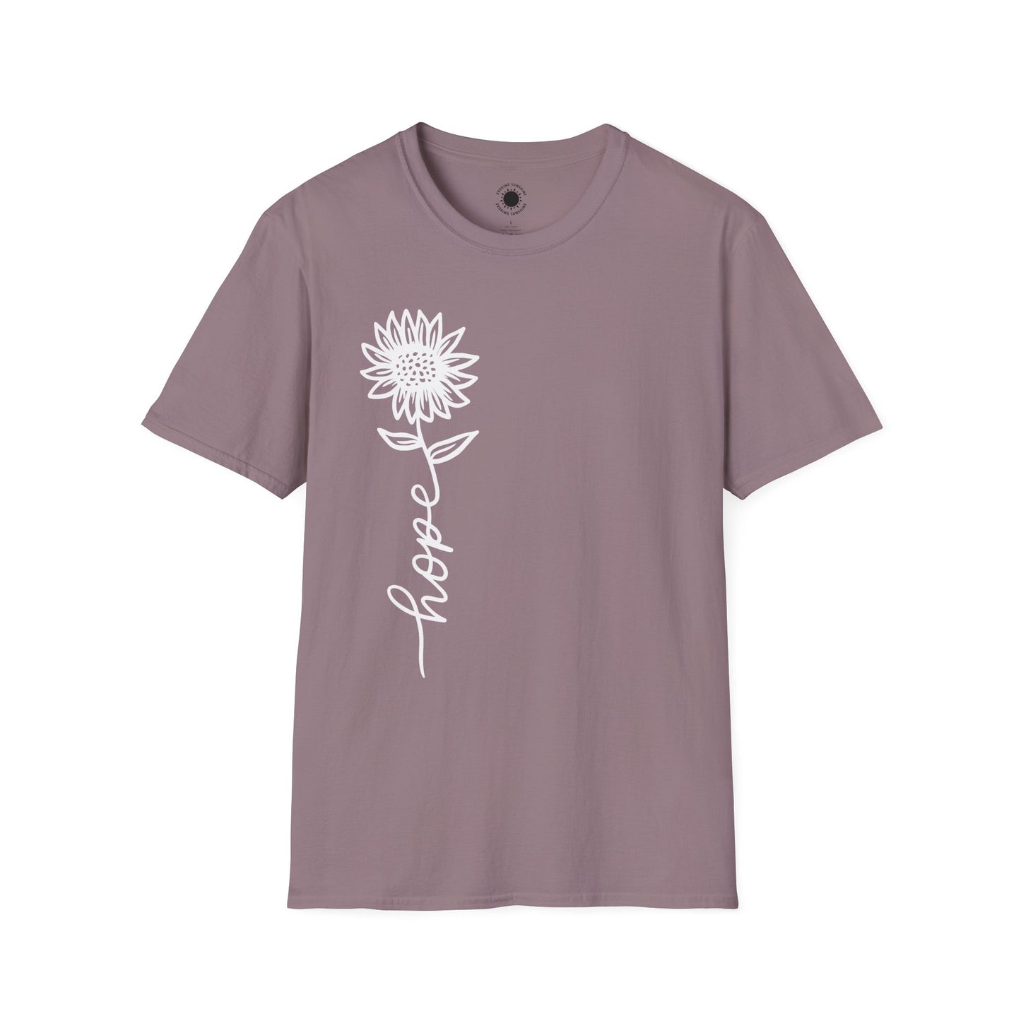 Hope-Inspired Unisex Softstyle T-Shirt - Floral Design for Everyday Wear