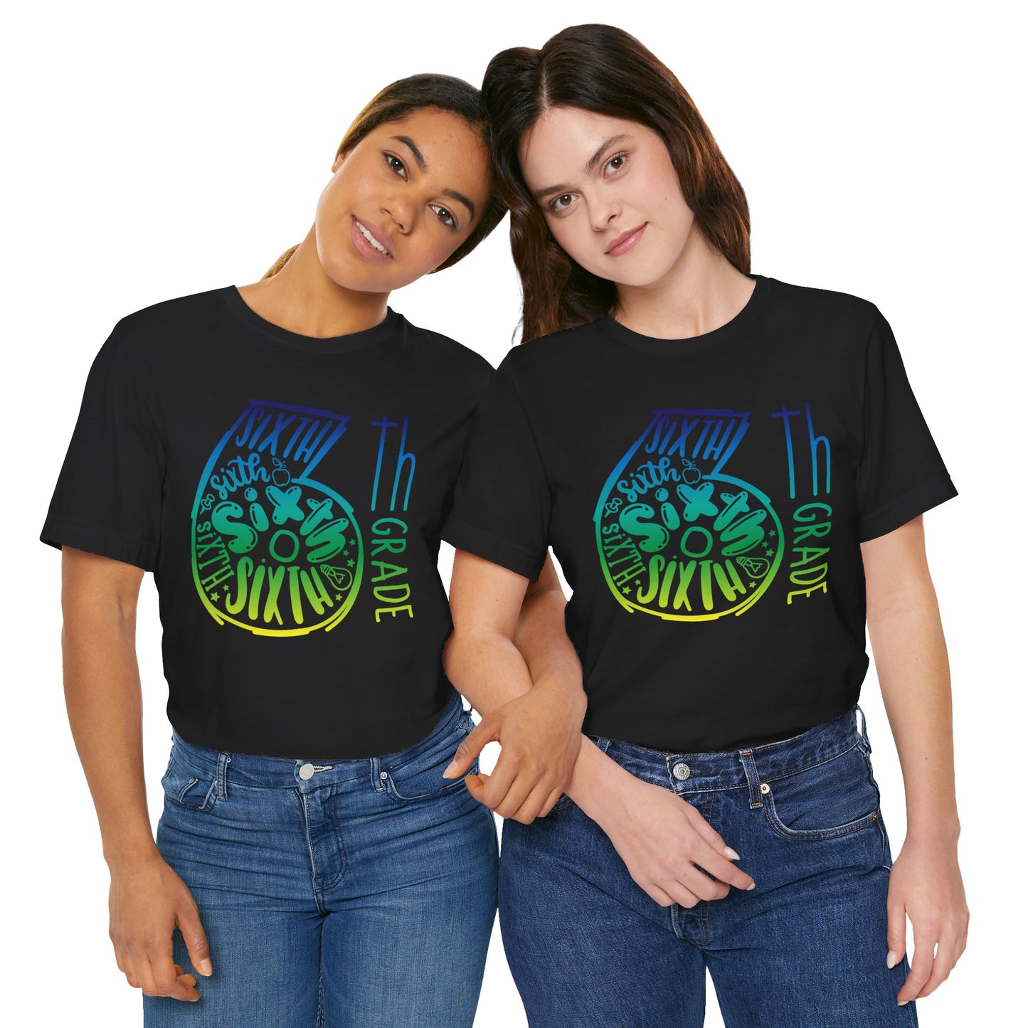 6th Grade Celebration Short Sleeve , Middle School, School Year, Sixth grade; Express Delivery available