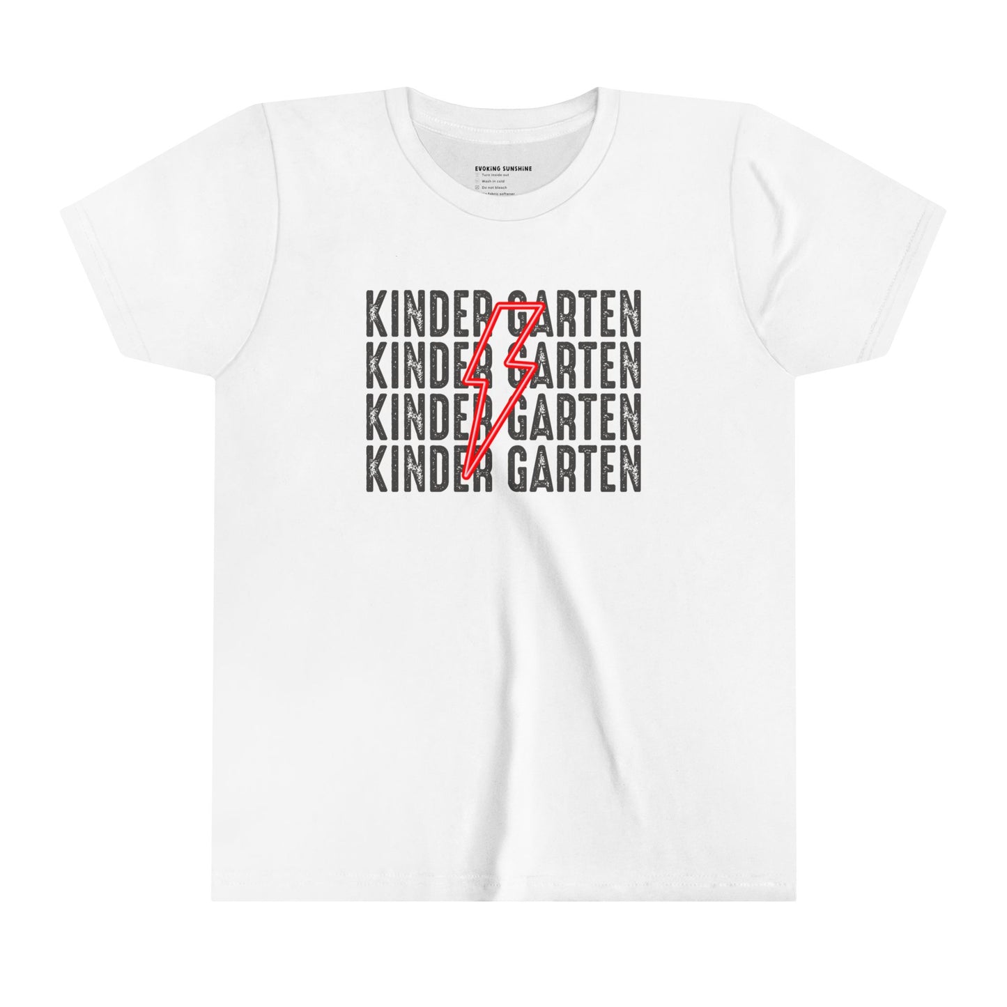 Kindergarten Back to School Lightning Bolt Shirt, Elementary School, First Day of School