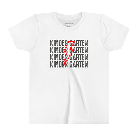 Kindergarten Back to School Lightning Bolt Shirt, Elementary School, First Day of School