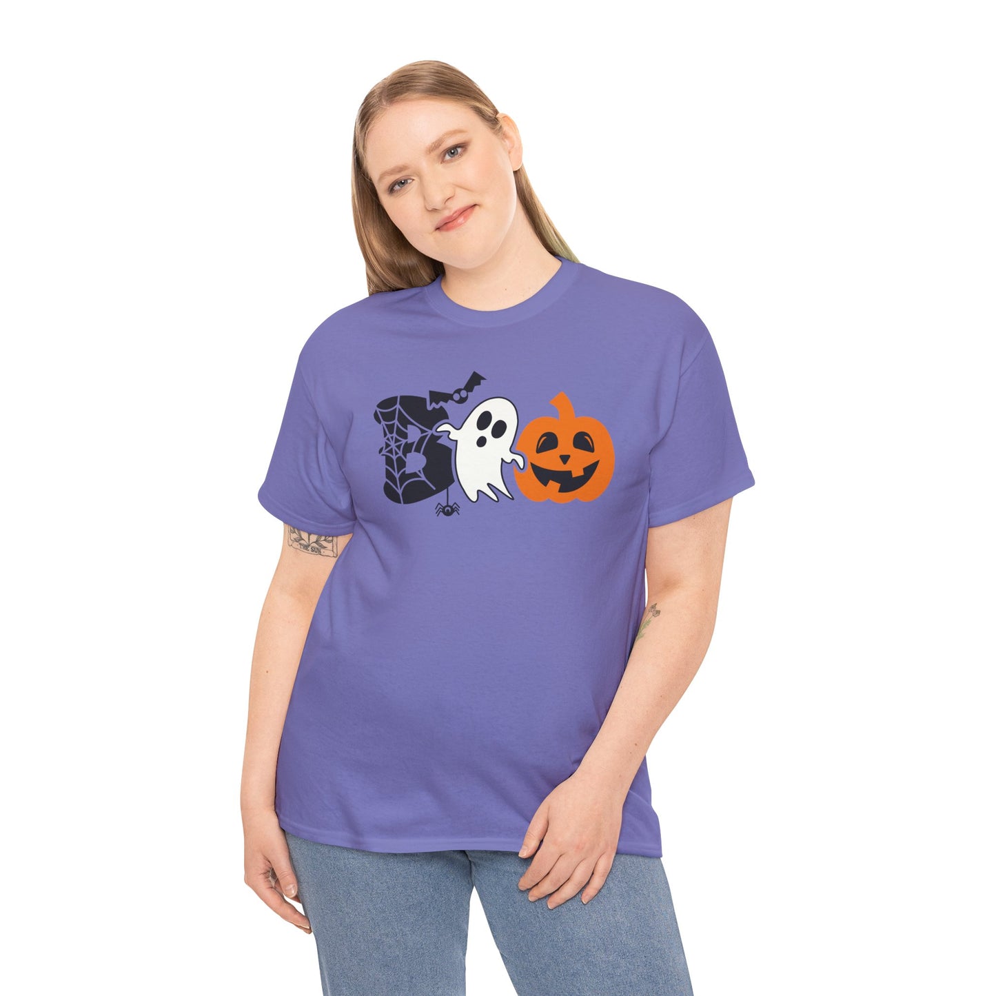 Spooky BOO Halloween T-Shirt - Adult Unisex Tee - Express Delivery available