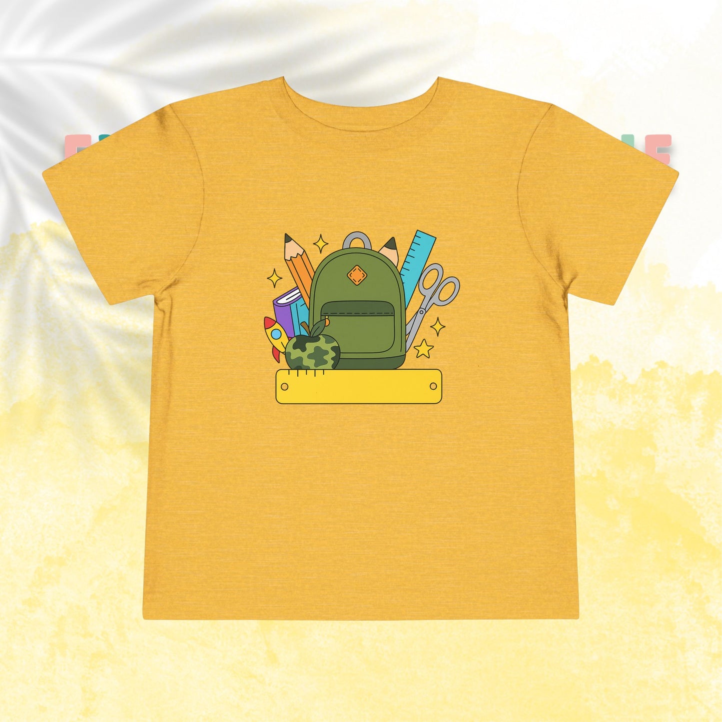 Custom Boys Back-to-School Toddler Tee, Preschool, Kindergarten, MDO, School Shirt, Backpack, Bookbag, Personalize