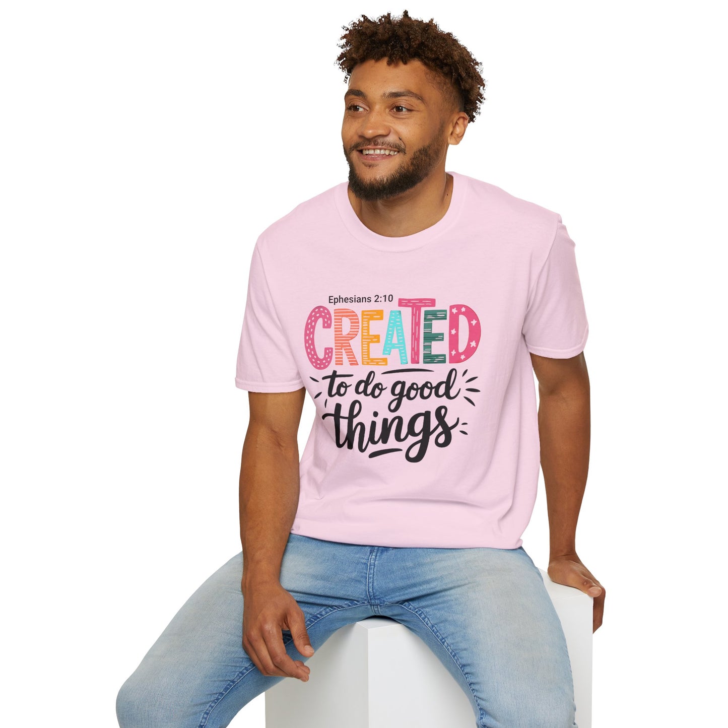 Inspirational Unisex T-Shirt - 'Created to Do Good Things'