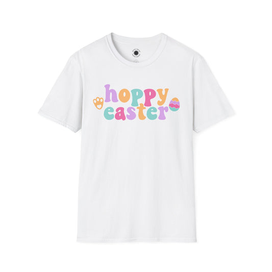 Hoppy Easter Unisex Softstyle T-Shirt - Cute Spring Graphic Tee