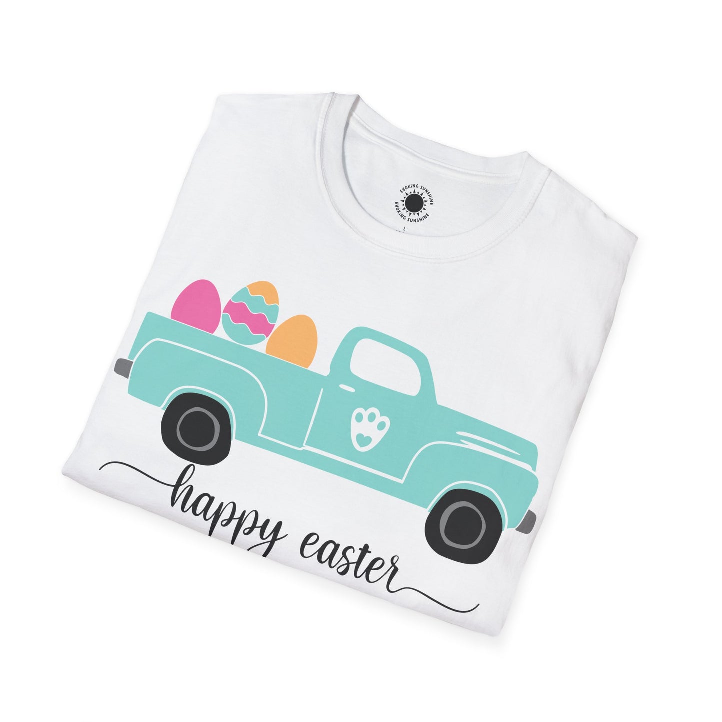 Easter Delivery Truck T-Shirt, Easter Shirt, Easter Eggs, Spring Holiday Tee, Colorful Easter Vibes, Festive Spring Graphic Tee