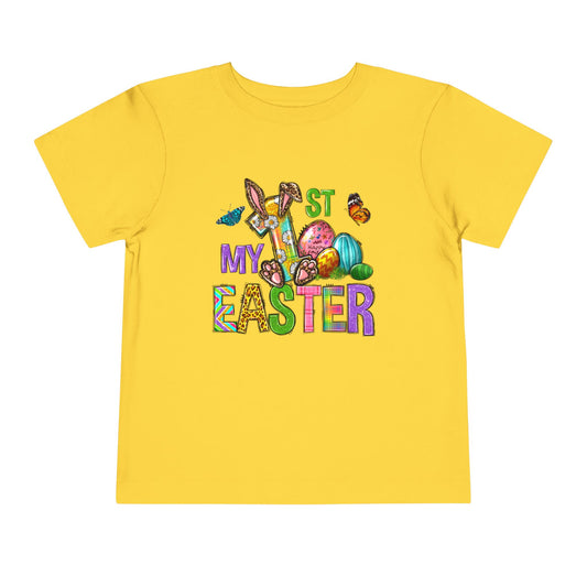 My 1st Easter Toddler Tee - Cute Short Sleeve Easter Celebration Shirt
