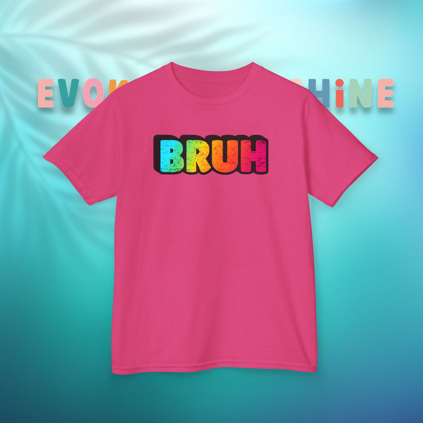 Colorful Kids' Bruh Tee - Fun T-Shirt for Playtime, Gifts, and Birthdays, Cool Kids Apparel, Active Wear, Everyday Comfort