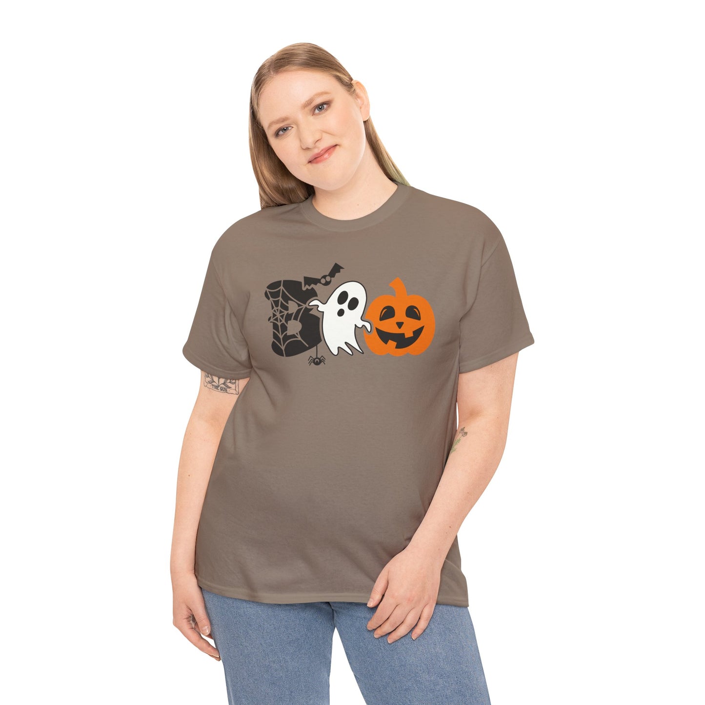 Spooky BOO Halloween T-Shirt - Adult Unisex Tee - Express Delivery available