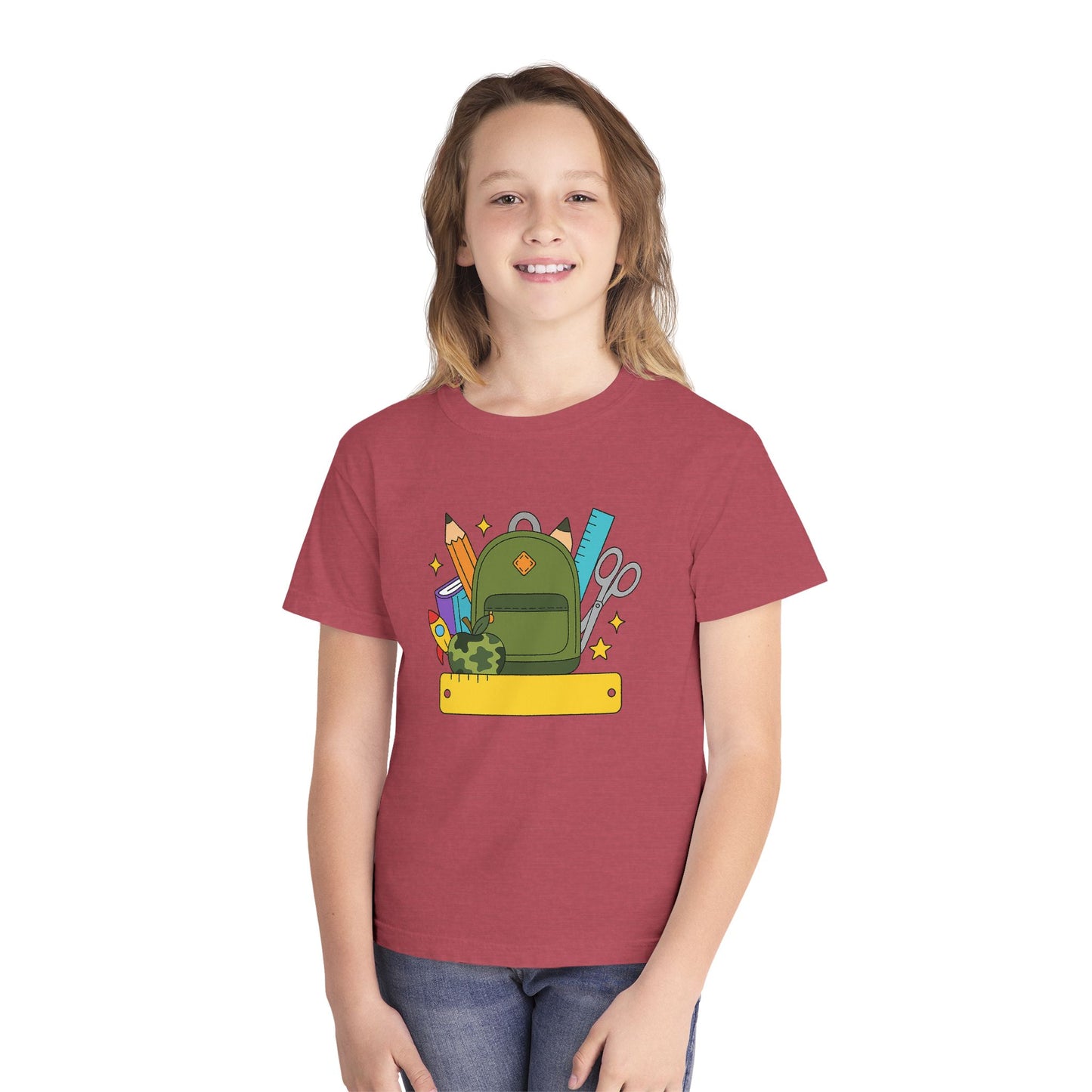 Personalized Boys Back To School Youth Tee, Personalized Boy Shirt, Backpack, Bookbag Shirt