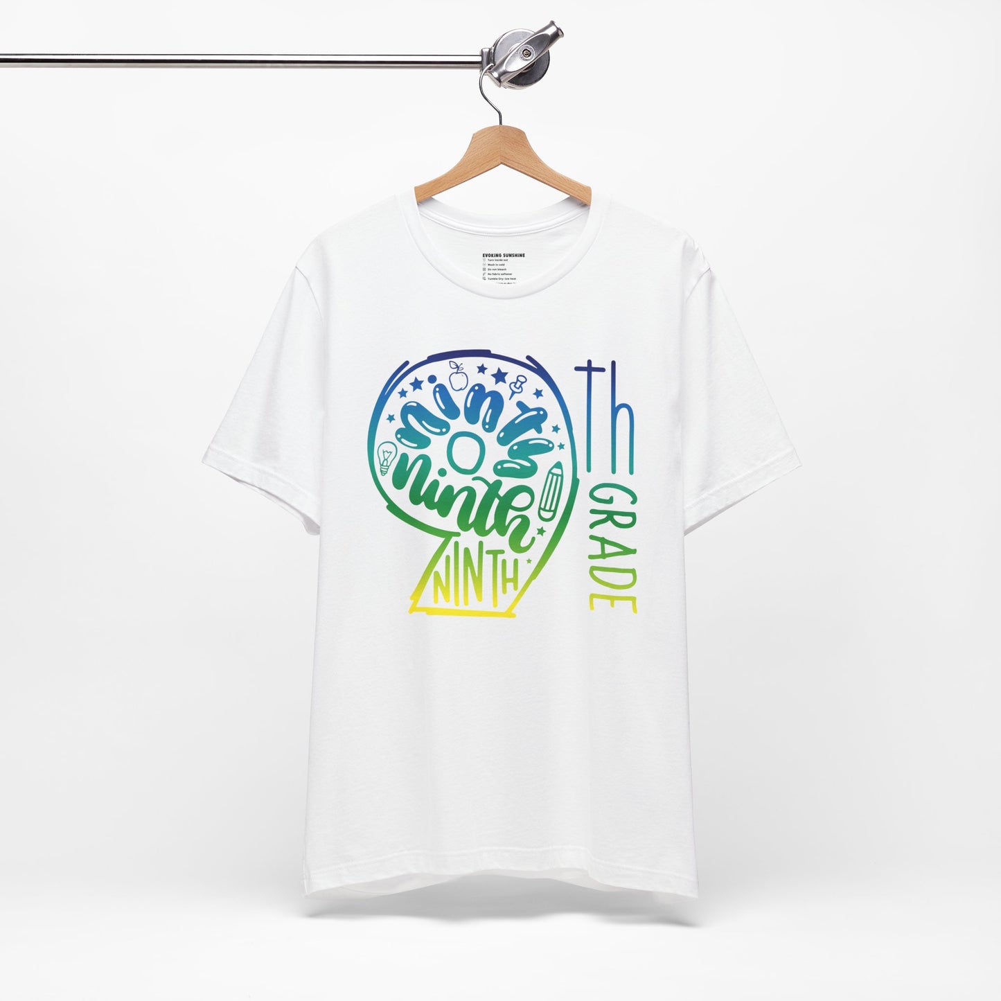 9th Grade Celebration Short Sleeve Tee, High School, School Year, Ninth grade
