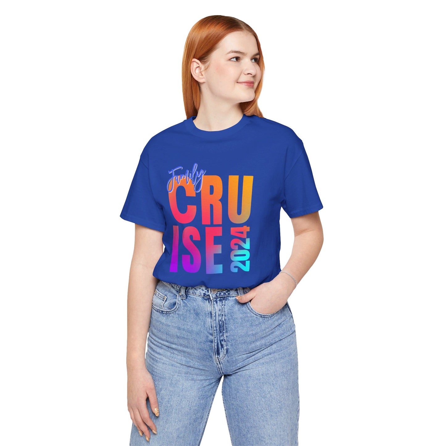 Family Cruise 2024, Adult, Unisex Jersey Short Sleeve Tee, Express Delivery available