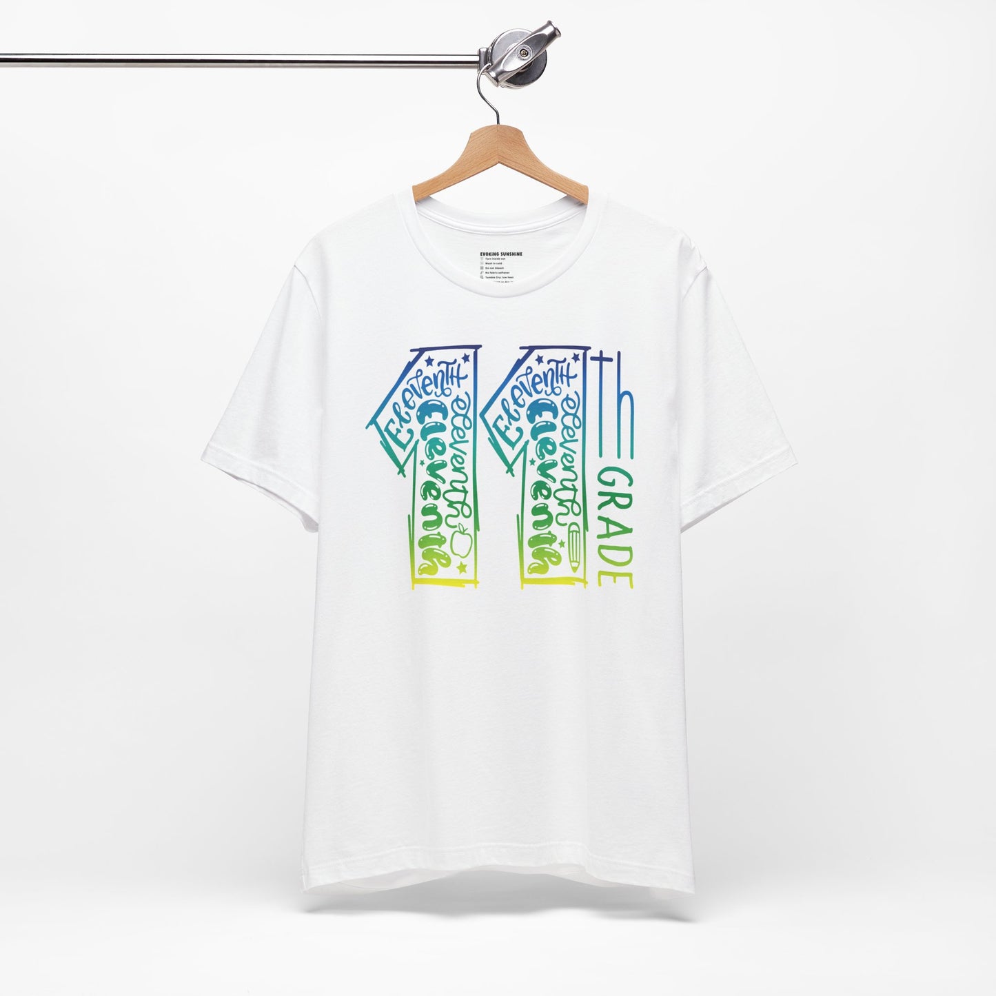11th Grade Celebration Short Sleeve Tee, High School, School Year, Eleventh grade