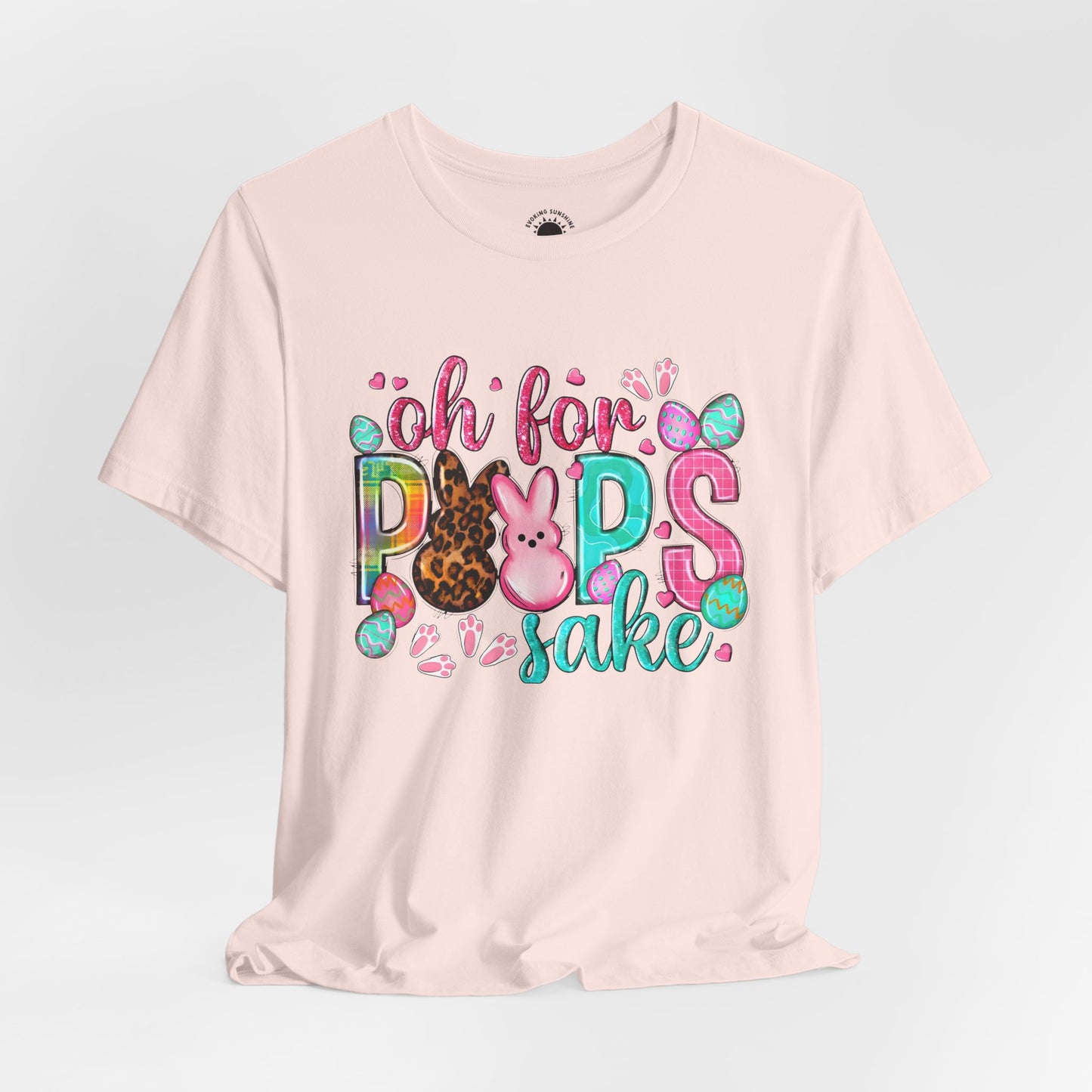 Funny Easter Shirt, Peeps Tee, Oh For Peeps Sake, Unisex T-Shirt, Bella+Canvas, Easter Gift