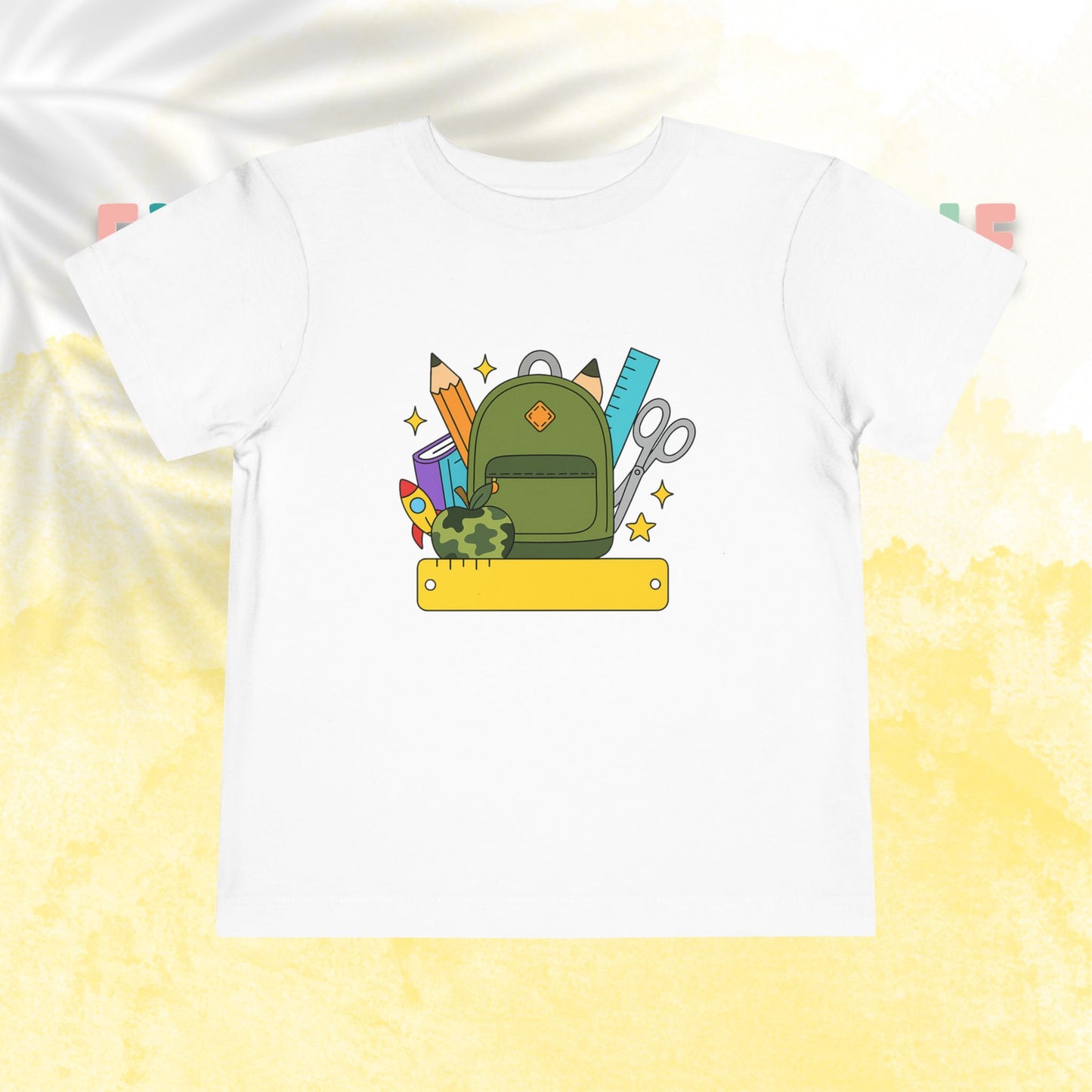 Custom Boys Back-to-School Toddler Tee, Preschool, Kindergarten, MDO, School Shirt, Backpack, Bookbag, Personalize