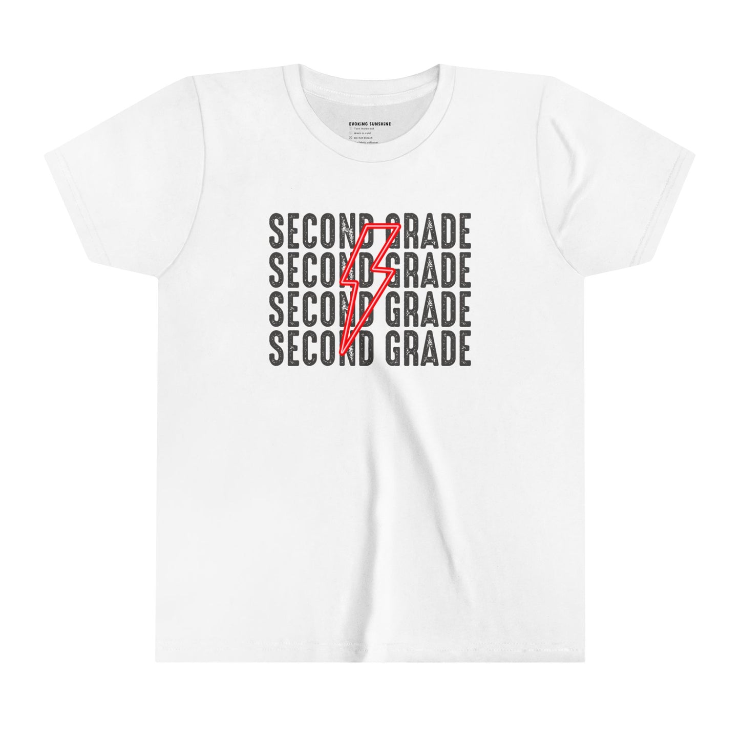 Second Grade Back to School Lightning Bolt Shirt, 2nd Grade, Elementary School, First Day of School