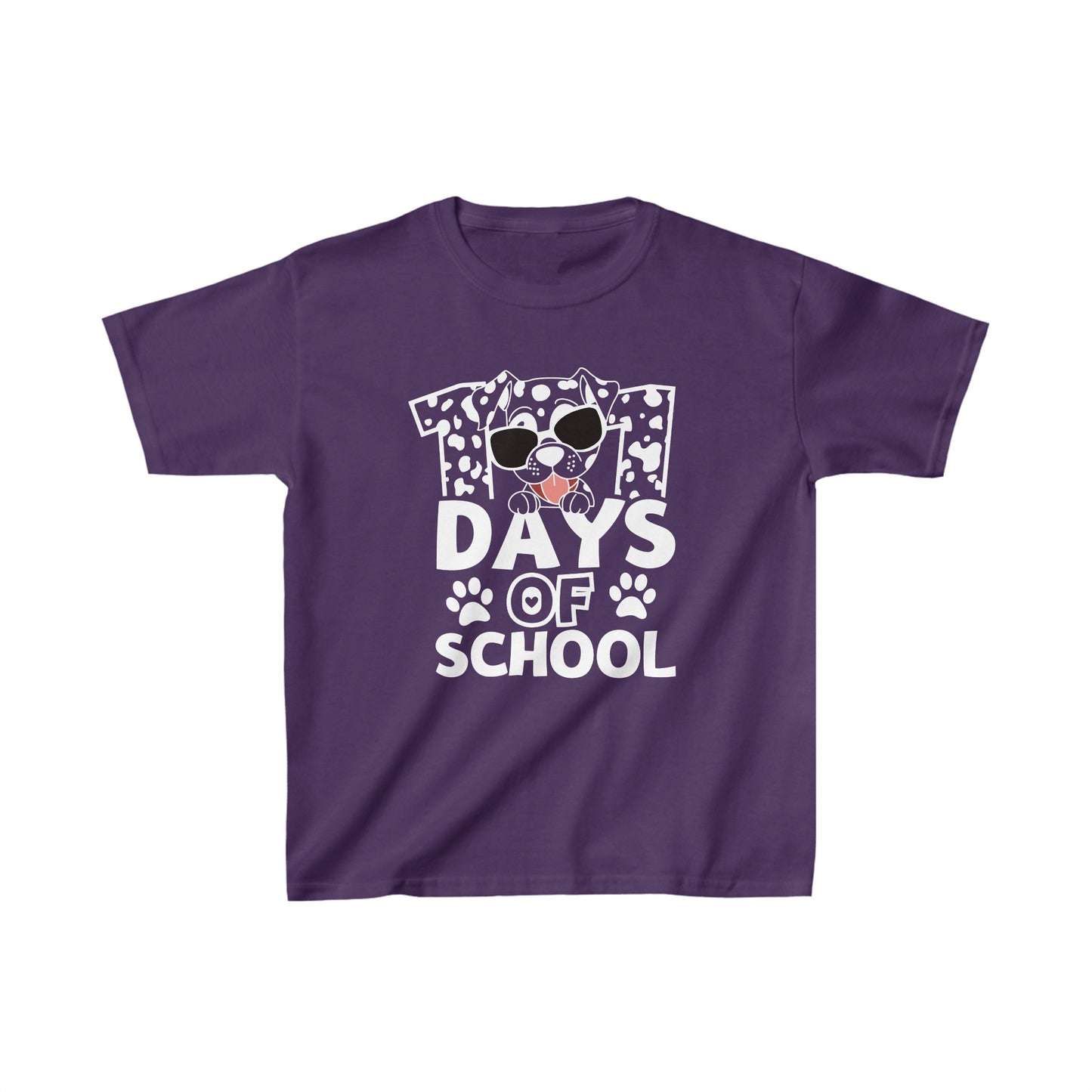 101 Days of School Shirt – Celebrate Milestones in Style! - Dalmation - Kids Heavy Cotton™ Tee