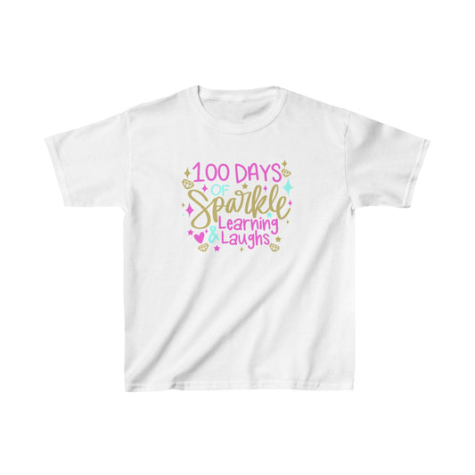 100 Days of Sparkle & Learning T-Shirt, Youth, School Spirit