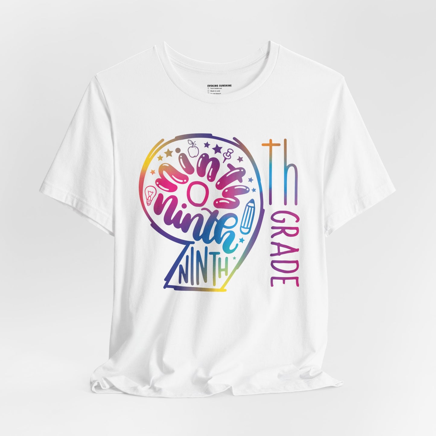 9th Grade Celebration Short Sleeve, High School, School Year, Ninth grade