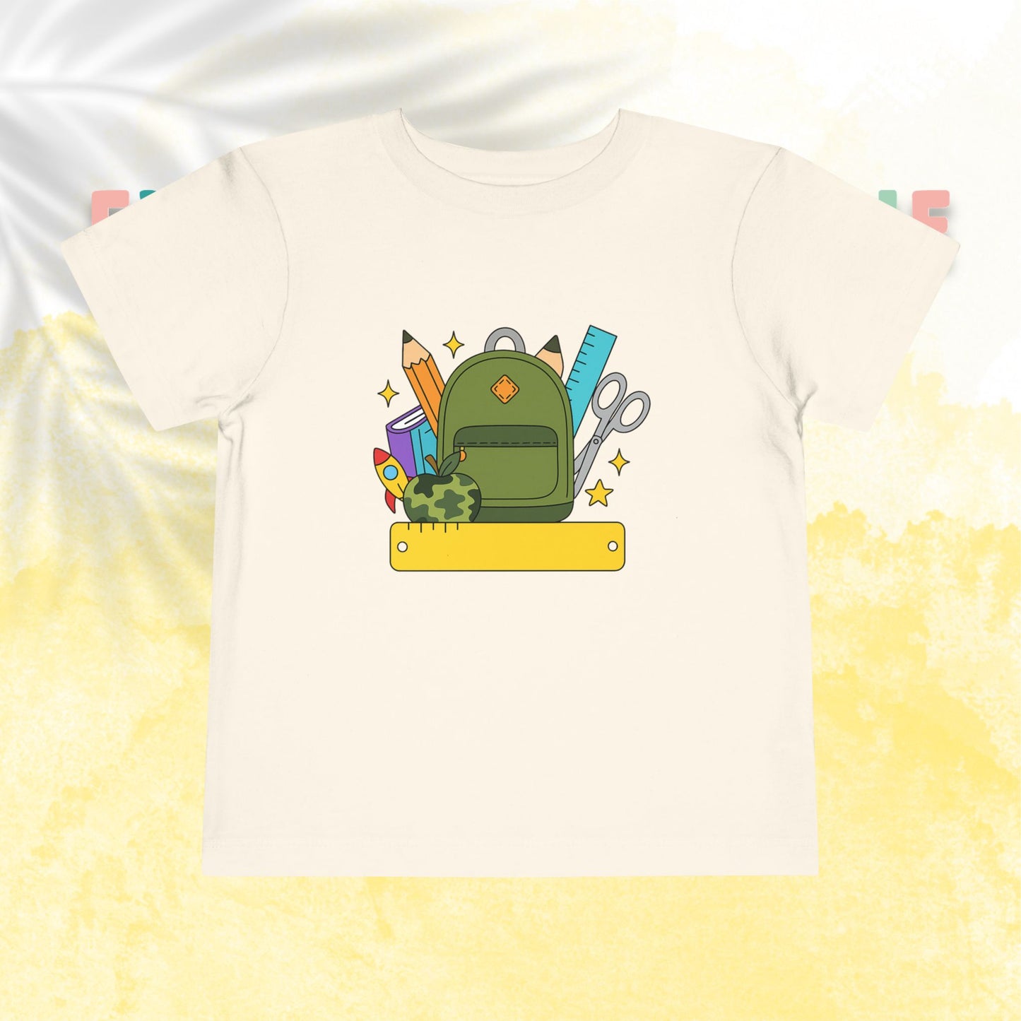 Custom Boys Back-to-School Toddler Tee, Preschool, Kindergarten, MDO, School Shirt, Backpack, Bookbag, Personalize