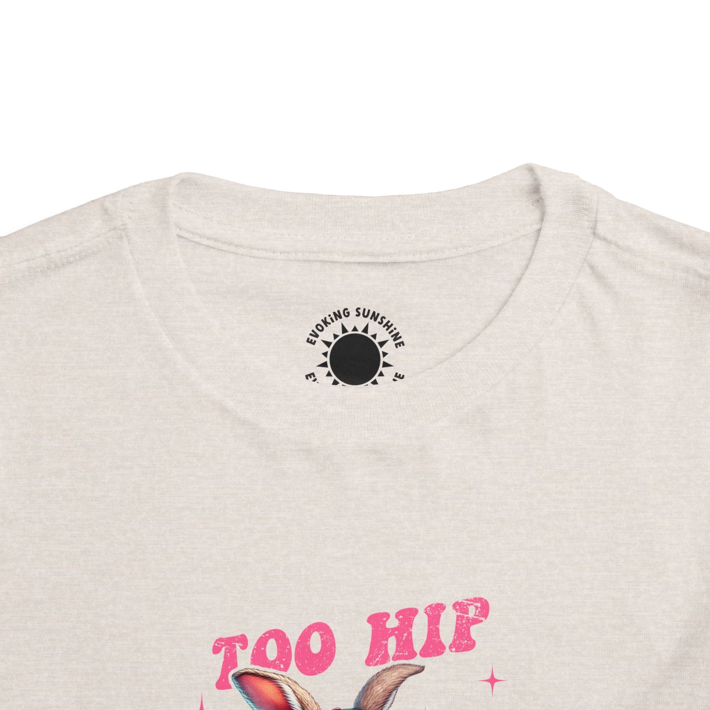 Cool Toddler Skateboard Tee - "Too Hip To Hop"