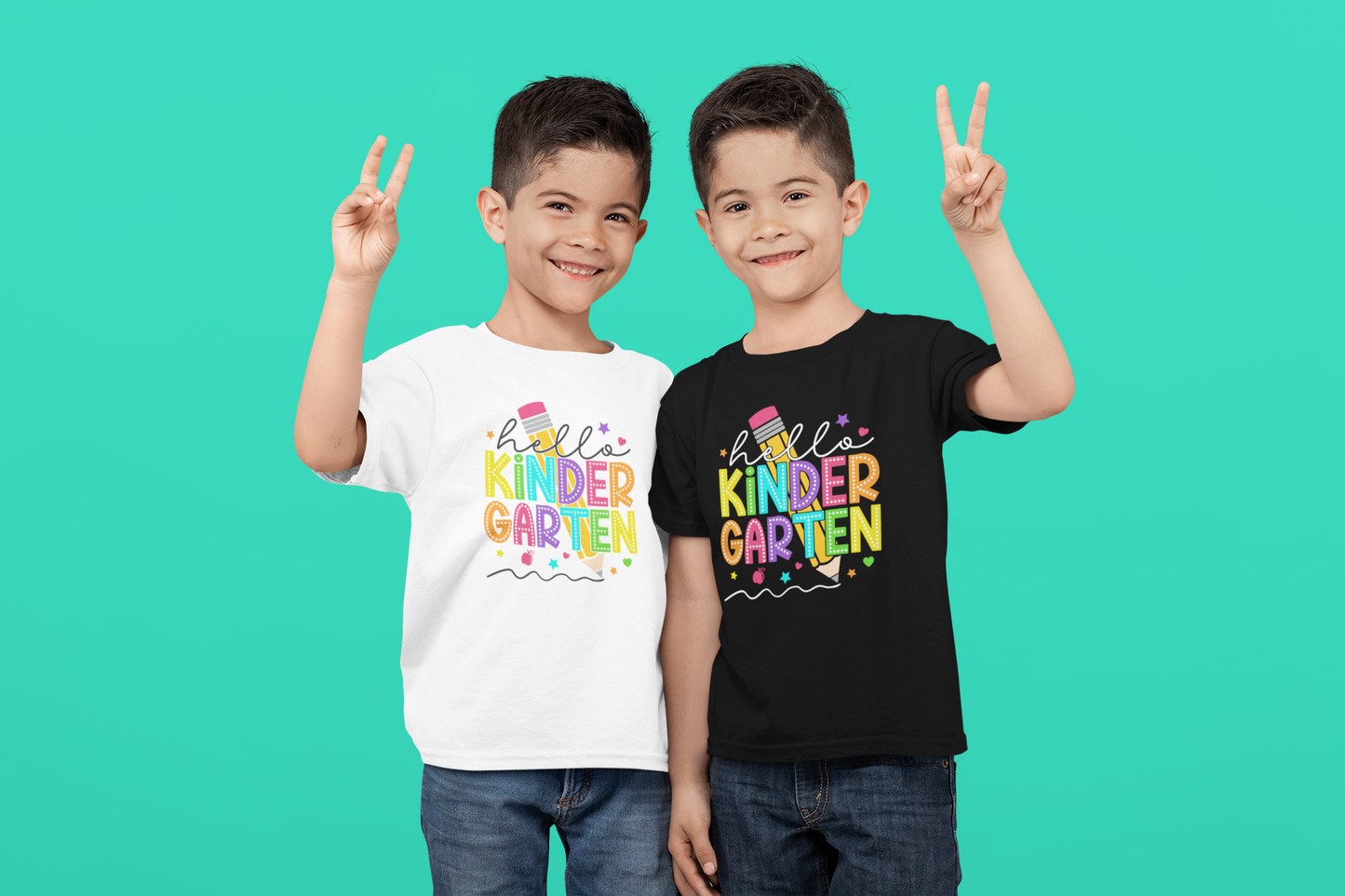 Hello Kindergarten, Back to School Shirt, Elementary School