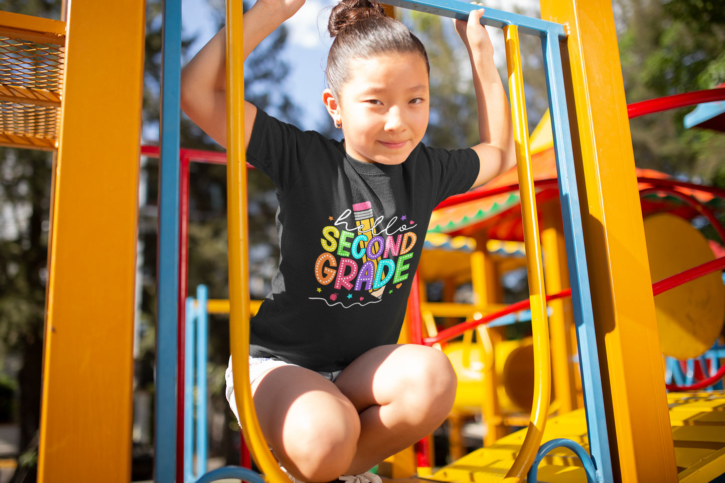 Hello Second Grade Back to School Shirt, 2nd Grade, Elementary School