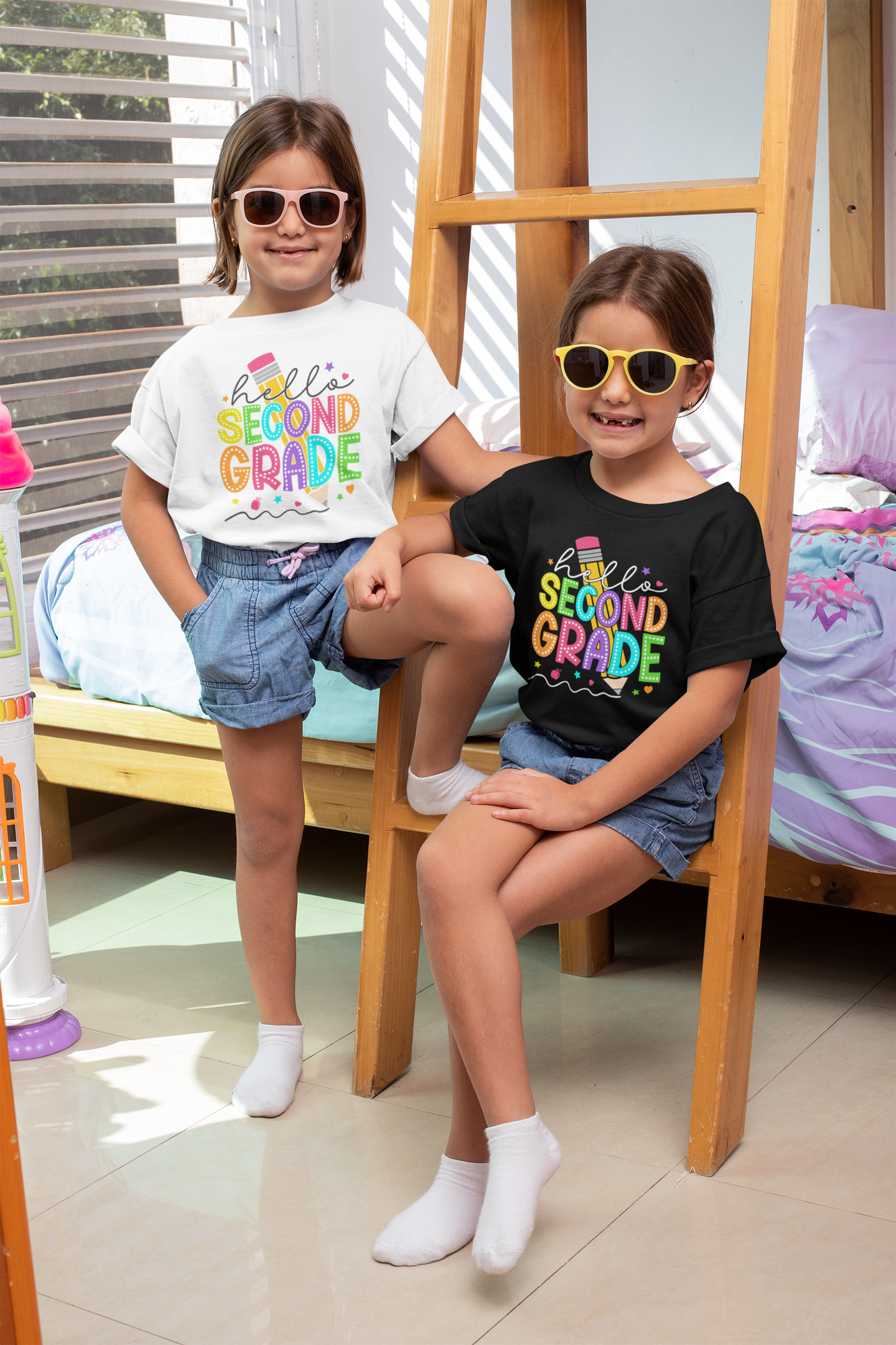 Hello Second Grade Back to School Shirt, 2nd Grade, Elementary School