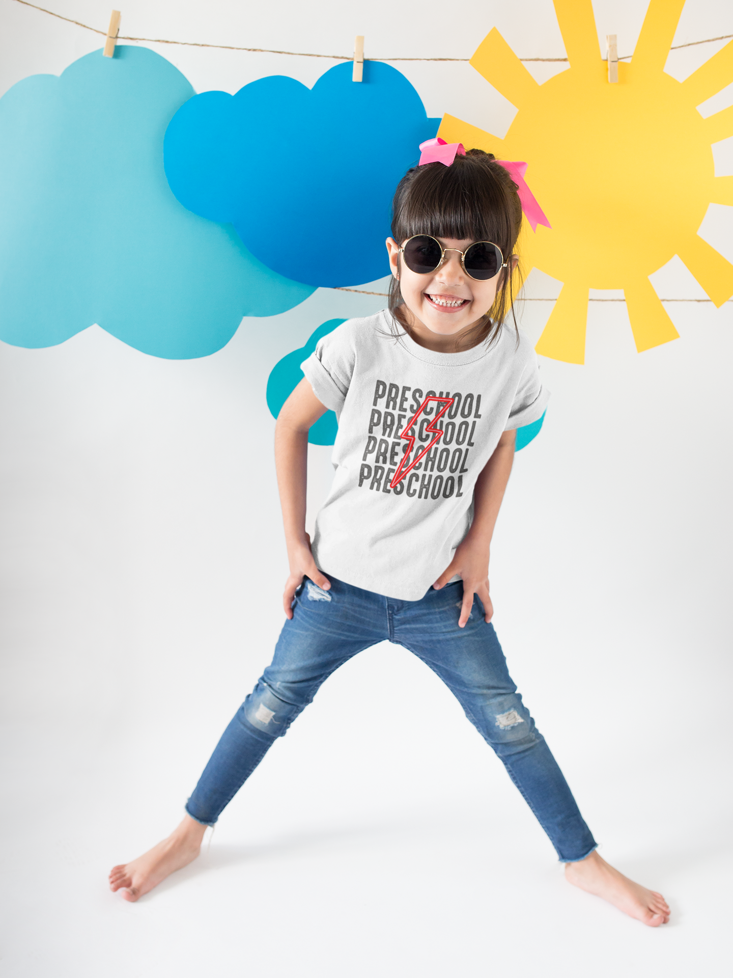 Preschool Back-to-School Lightning Bolt Shirt, Back-to-School, First Day of School, Preschool, MDO, Mothers Day Out, Toddler T-Shirt