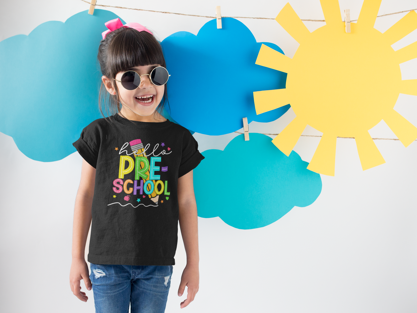 Hello Preschool, Back to School Shirt, Preschool, MDO, Mothers Day Out, Toddler T-Shirt