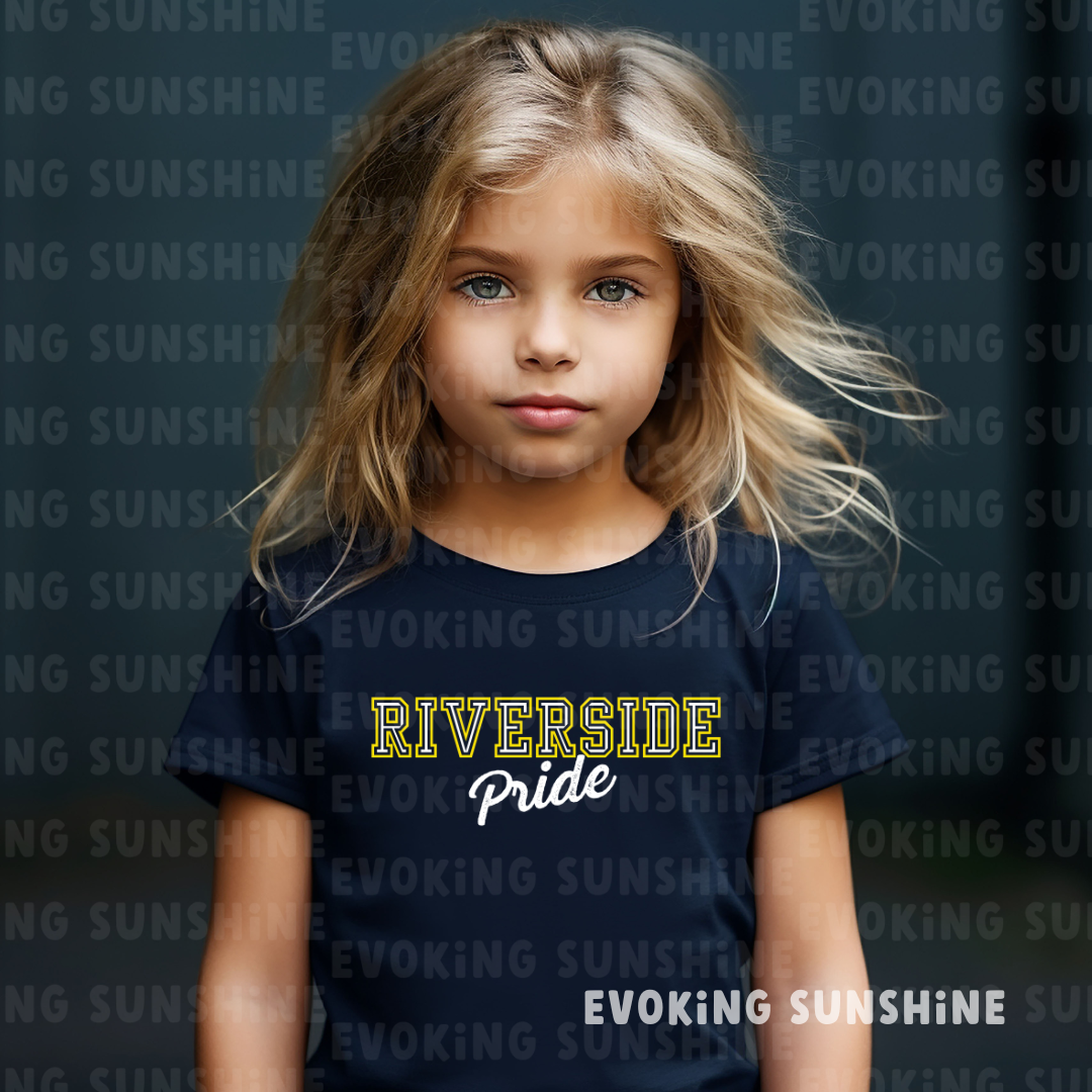 Riverside Pride School Spirit Shirt, School Spirt Wear, Family Shirt, Students, Teachers, RES, RMS