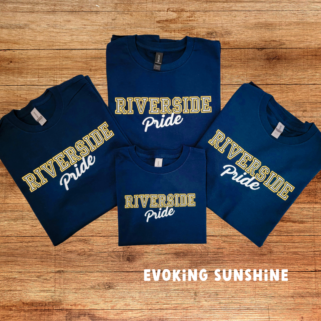 Riverside Pride School Spirit Shirt, School Spirt Wear, Family Shirt, Students, Teachers, RES, RMS