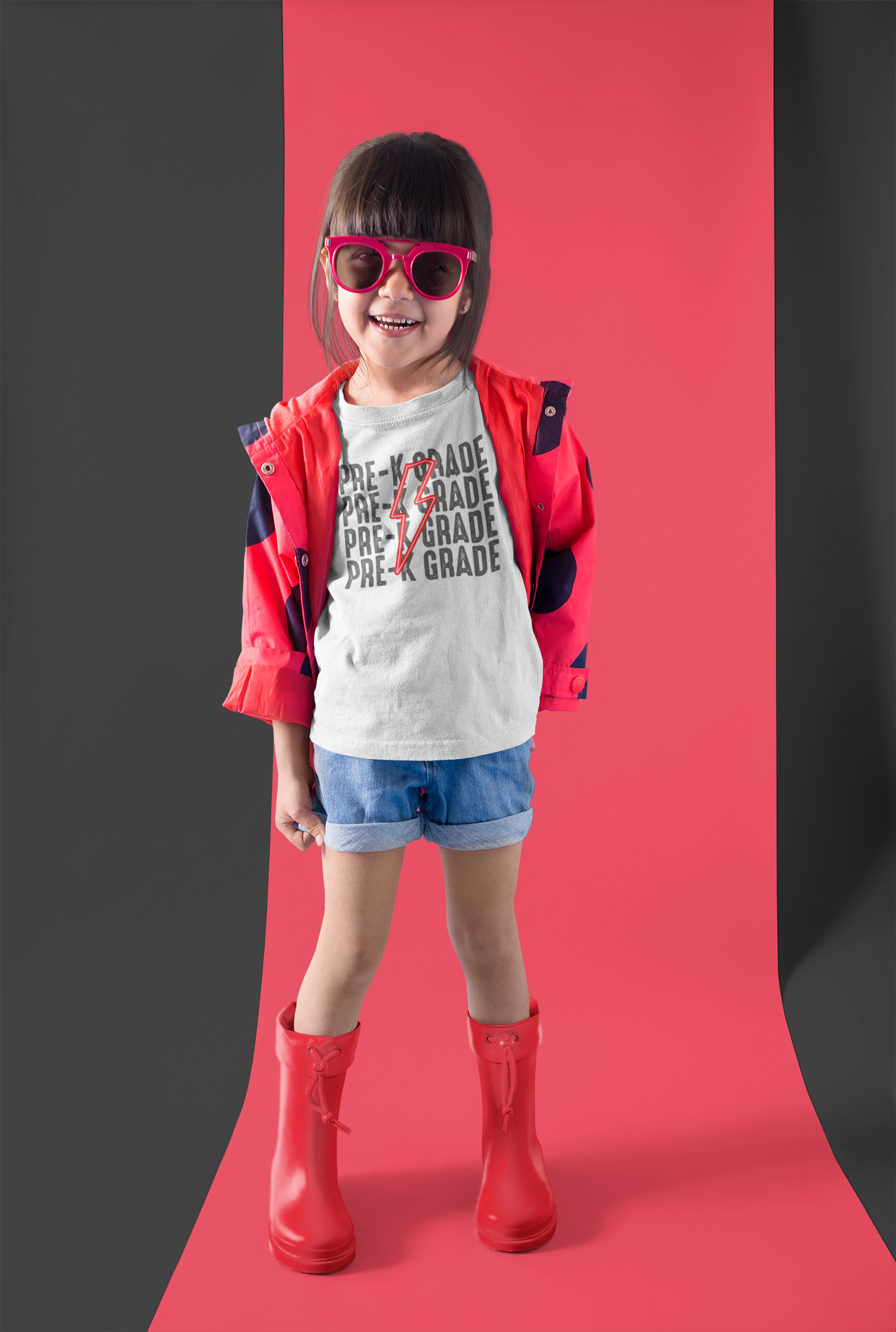Pre-K Back-to-School Lightning Bolt Shirt, Back-to-School, First Day of School, Preschool, MDO, Mothers Day Out, Toddler T-Shirt