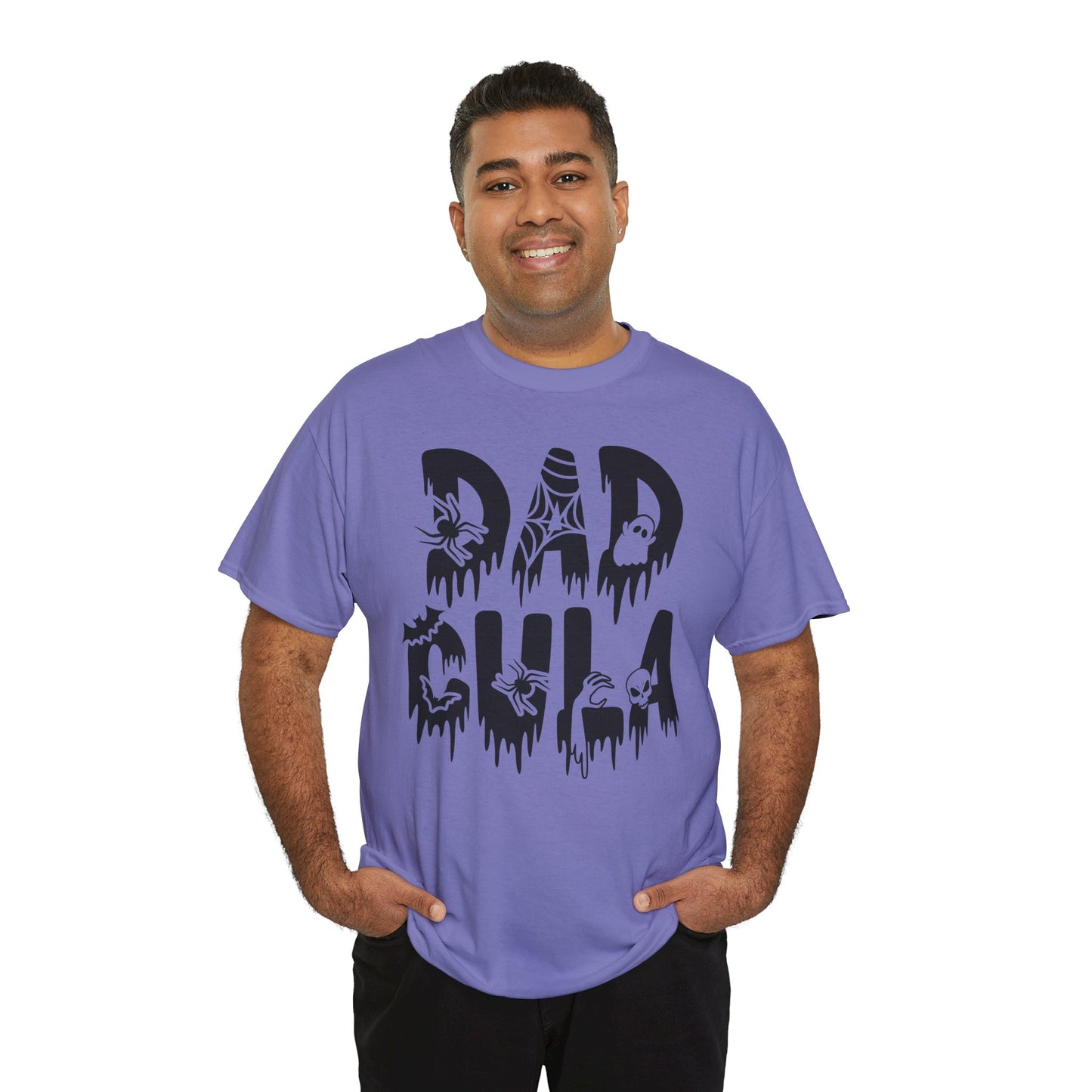 Dadcula Tee, Halloween Tee, Dad Shirt, Halloween Dad Shirt, Unisex Heavy Cotton Tee,