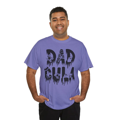 Dadcula Tee, Halloween Tee, Dad Shirt, Halloween Dad Shirt, Unisex Heavy Cotton Tee,