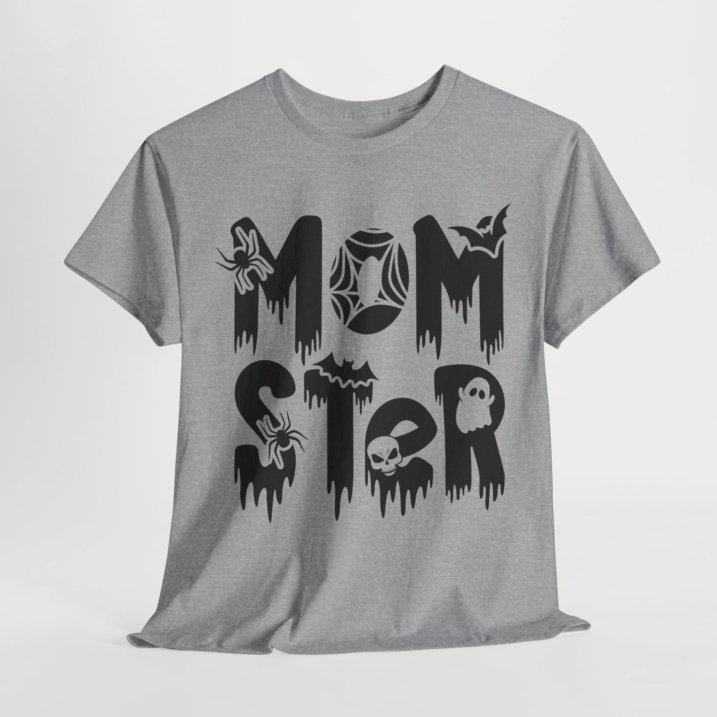 Momster Tee, Halloween Shirt, Trick-or-Treat, Unisex Heavy Cotton Tee,