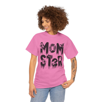 Momster Tee, Halloween Shirt, Trick-or-Treat, Unisex Heavy Cotton Tee,