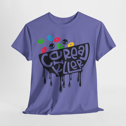 Cereal Killer Tee - Fruity Skull Edition - Adult Unisex Tee - Express Delivery Available