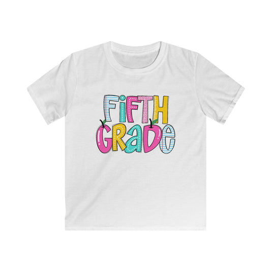 Fifth Grade Kids Tee, Fun Back-to-School Shirt, First Day of School, Last Year of Elementary School, Back to School