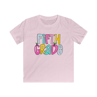 Fifth Grade Kids Tee, Fun Back-to-School Shirt, First Day of School, Last Year of Elementary School, Back to School