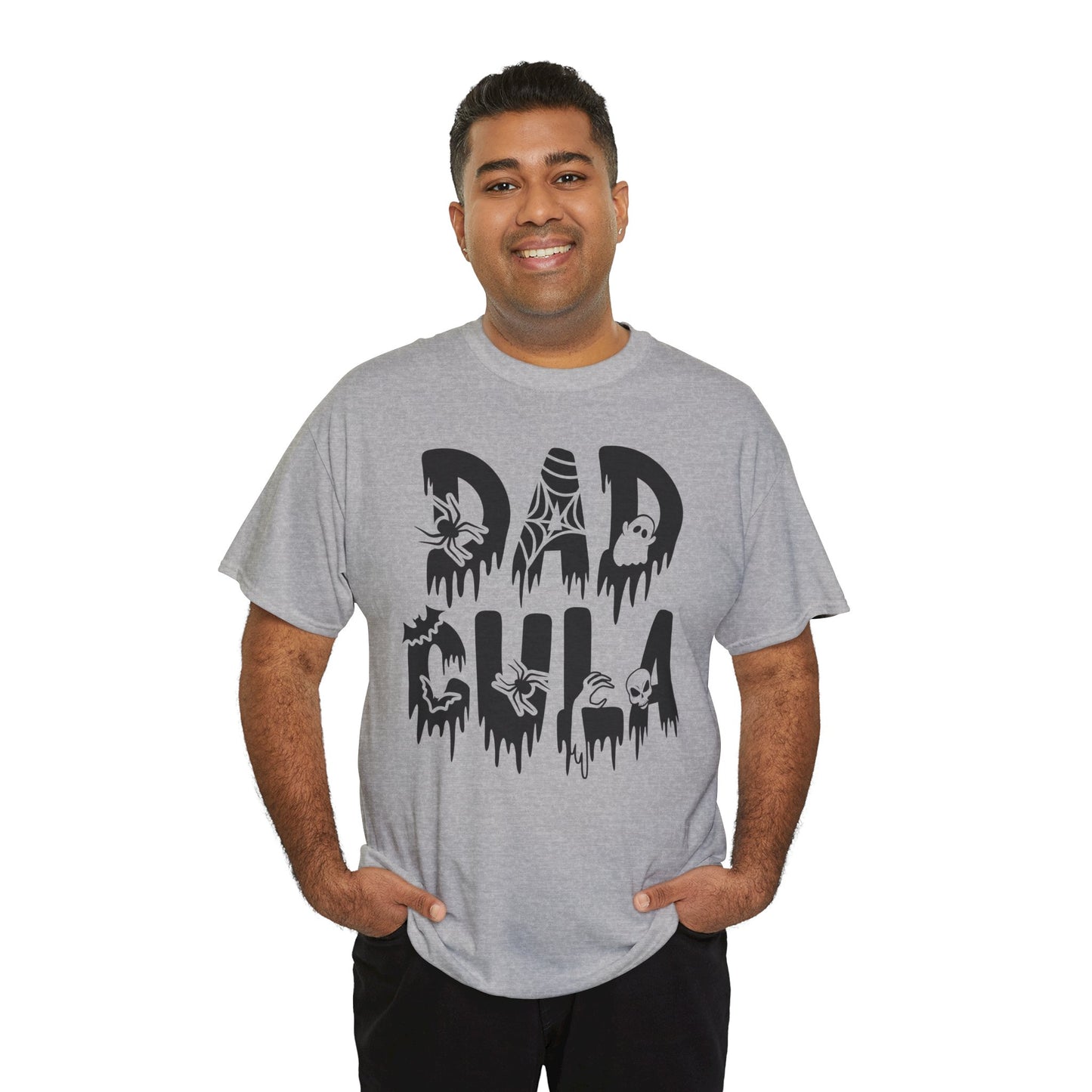 Dadcula Tee, Halloween Tee, Dad Shirt, Halloween Dad Shirt, Unisex Heavy Cotton Tee,