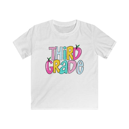 Kids Third Grade Tee, Cute Kids T-Shirt, Back to School Shirt, Elementary School, First Day of School, Fun Classroom Wear
