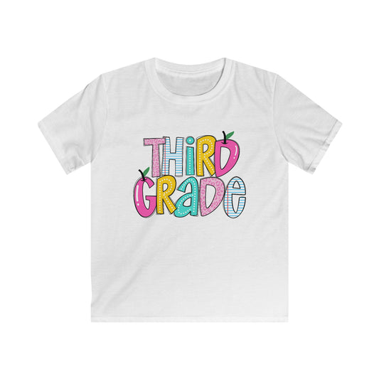 Kids Third Grade Tee, Cute Kids T-Shirt, Back to School Shirt, Elementary School, First Day of School, Fun Classroom Wear