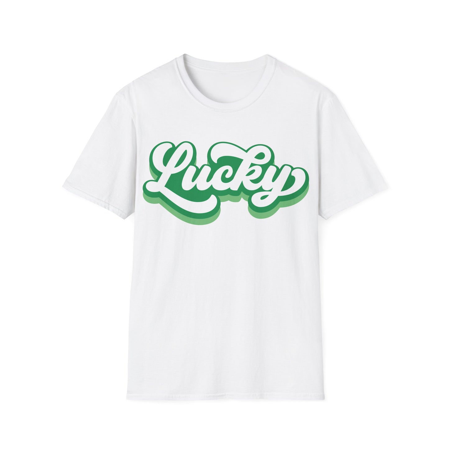 Cursive Lucky St Patrick's Day T-Shirt